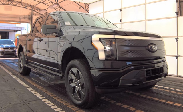 Used 2023 Ford F-150 Lightning XLT with VIN 1FTVW1EL8PWG52451 for sale in Huntley, IL