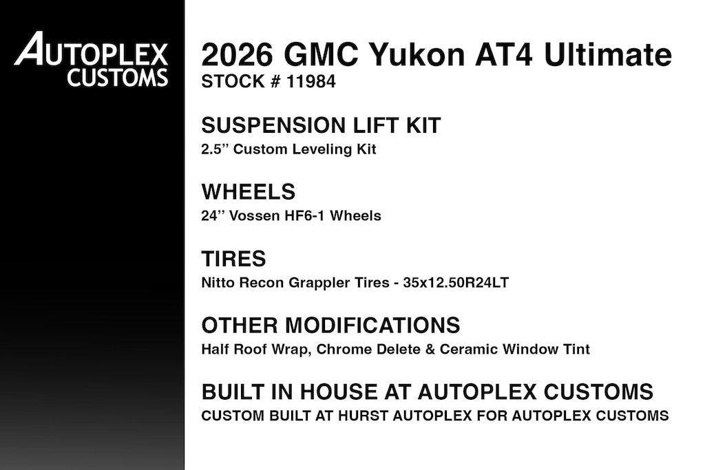 Used 2026 GMC Yukon AT4 Ultimate SUV