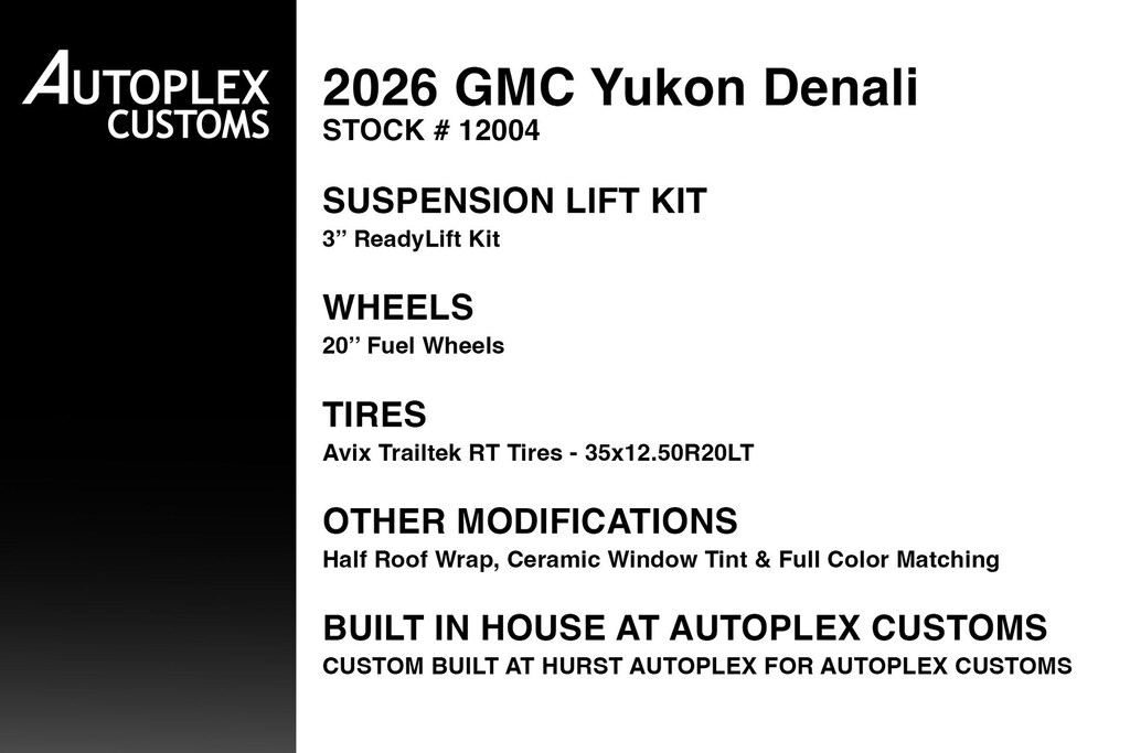 Used 2026 GMC Yukon Denali SUV