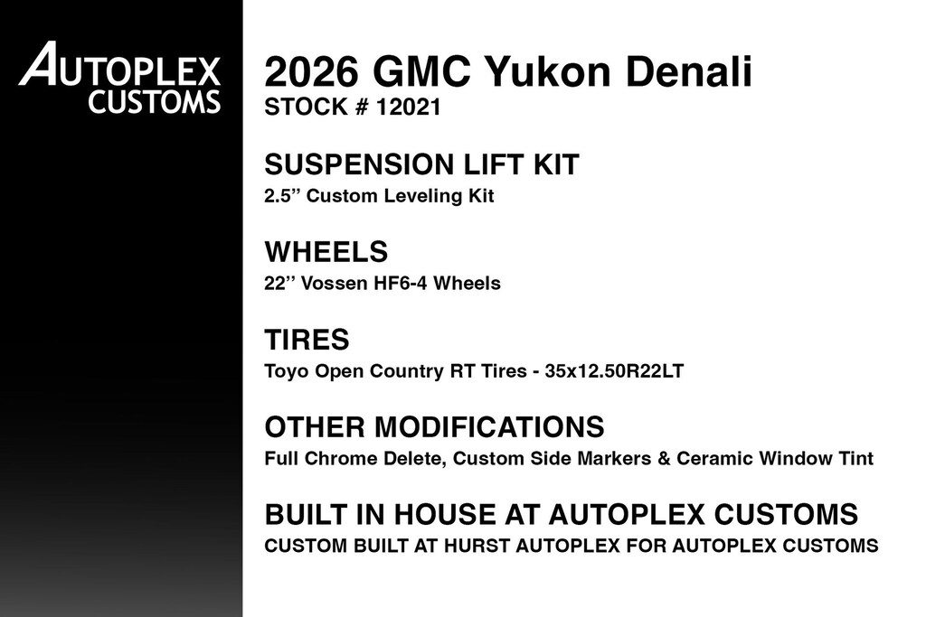 Used 2026 GMC Yukon Denali SUV