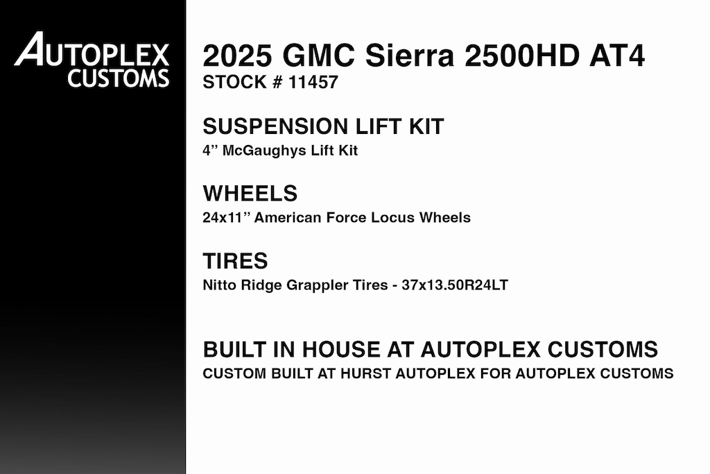 Used 2025 GMC Sierra 2500 HD AT4 Truck Crew Cab