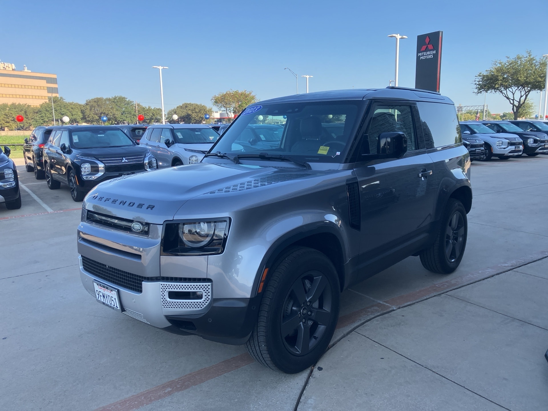 Used 2023 Land Rover Defender SE with VIN SALEP6EU8P2163082 for sale in Hurst, TX