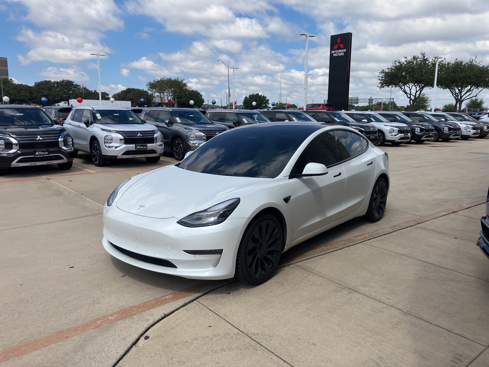 Used 2022 Tesla Model 3 Performance with VIN 5YJ3E1EC9NF260221 for sale in Hurst, TX