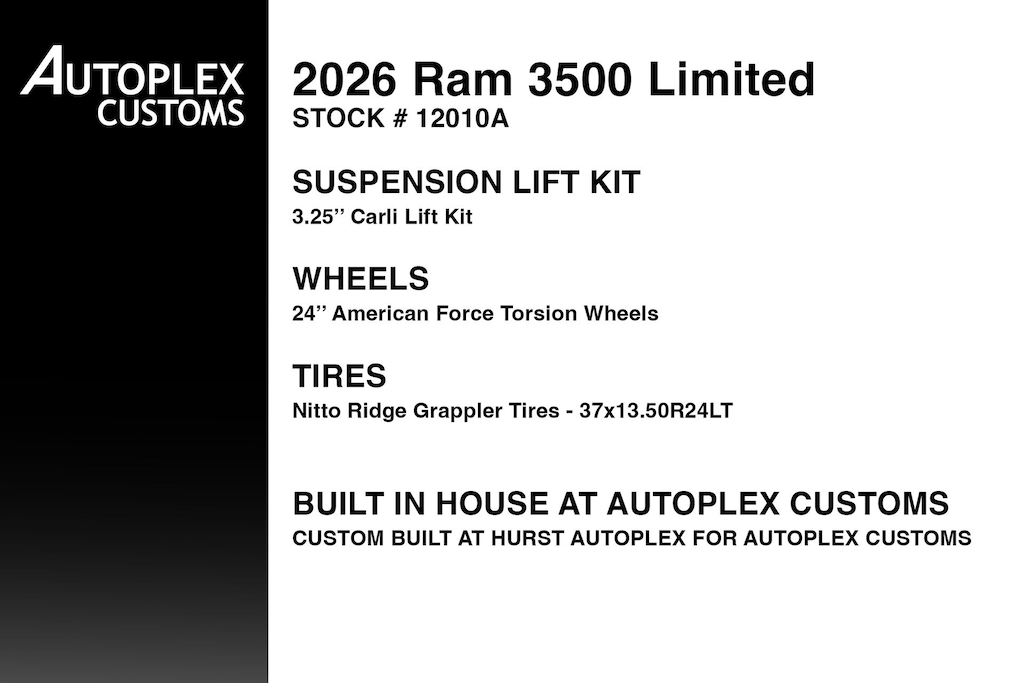 Used 2026 Ram 3500 Limited Truck Mega Cab