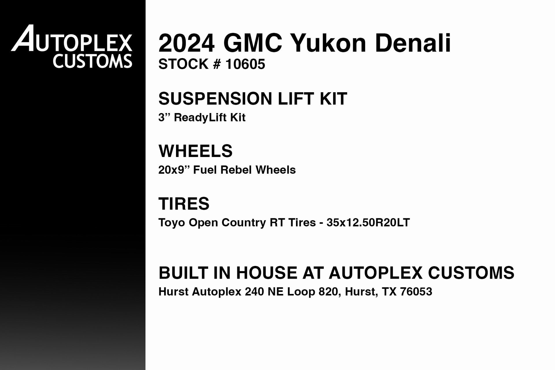 Used 2024 GMC Yukon Denali with VIN 1GKS2DKL7RR353382 for sale in Hurst, TX