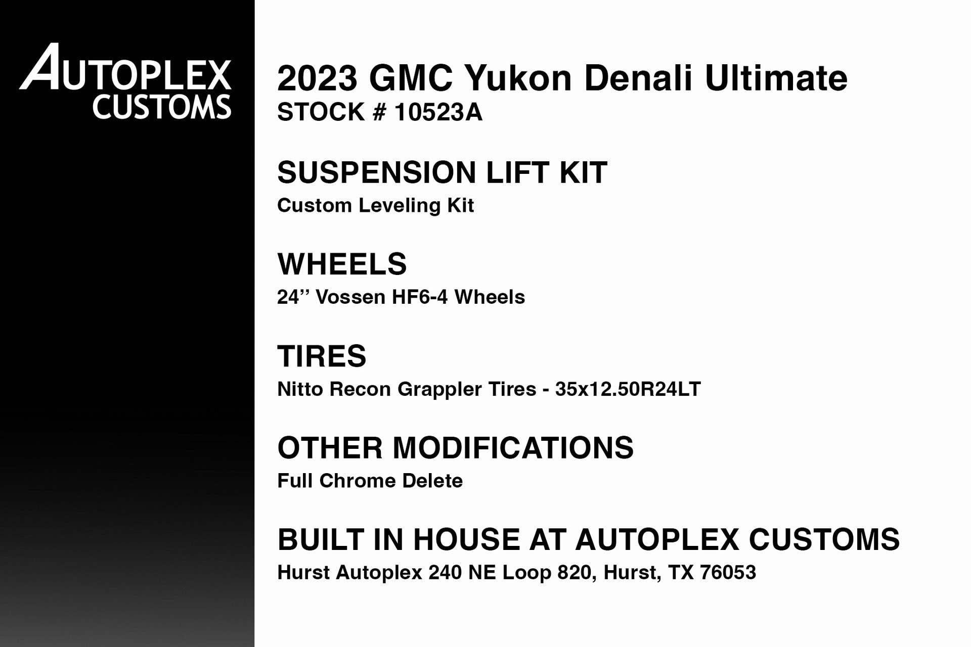 Used 2023 GMC Yukon Denali Ultimate with VIN 1GKS2EKL8PR105872 for sale in Hurst, TX