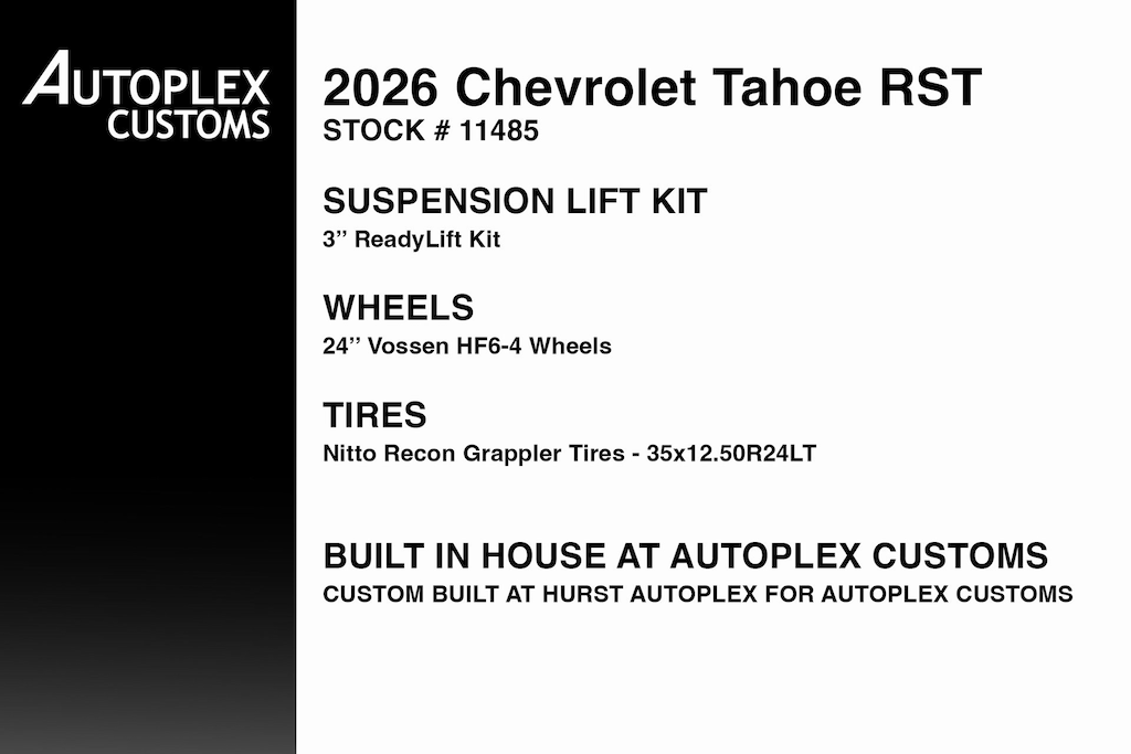 Used 2026 Chevrolet Tahoe RST SUV