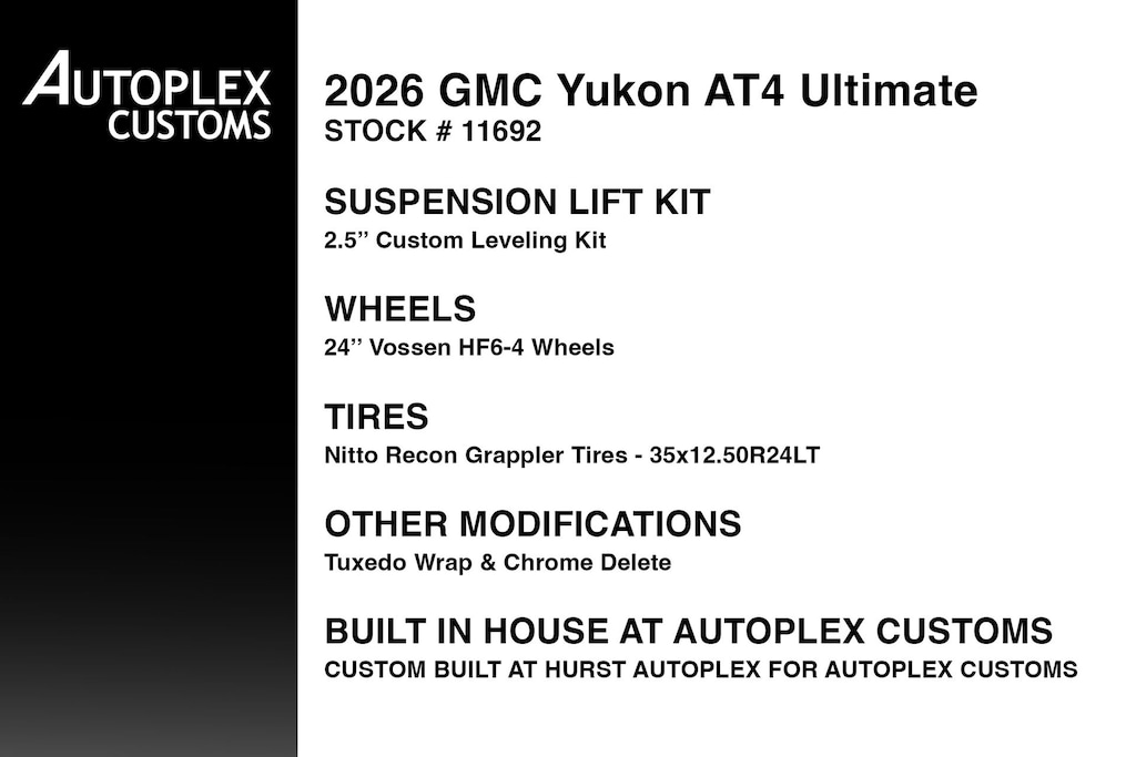 Used 2026 GMC Yukon AT4 Ultimate SUV