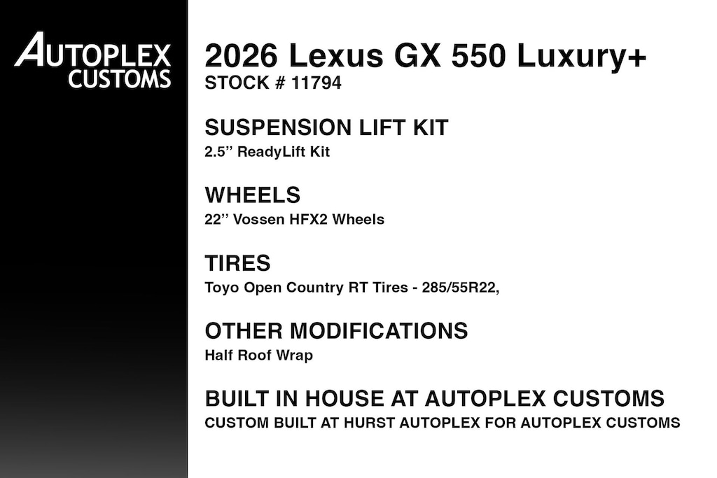 Used 2026 Lexus GX 550 550 Luxury+ SUV