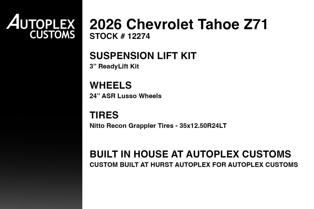 Used 2026 Chevrolet Tahoe Z71 SUV