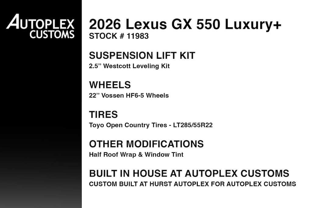 Used 2026 Lexus GX 550 550 Luxury+ SUV