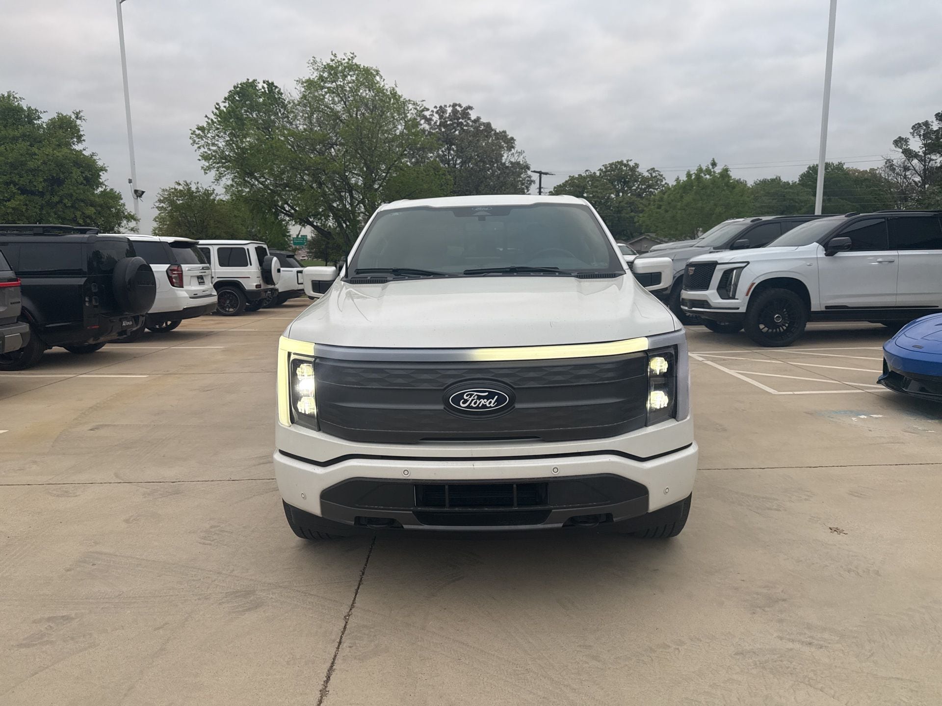 Used 2025 Ford F-150 Lightning Lariat with VIN 1FT6W5L79SWG22076 for sale in Hurst, TX