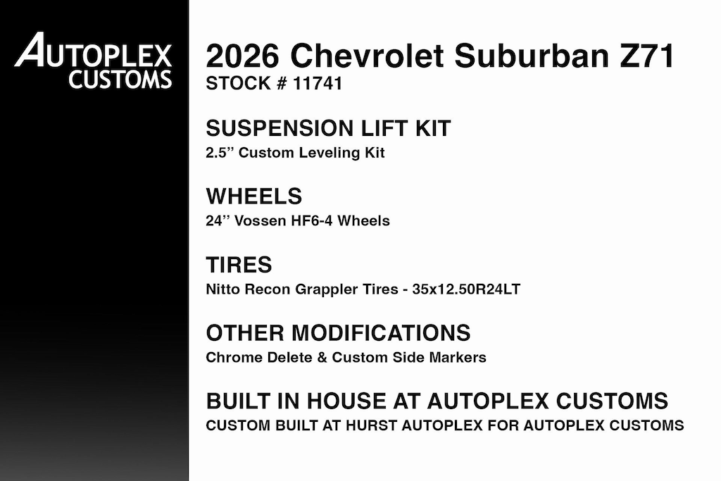 Used 2026 Chevrolet Suburban Z71 SUV