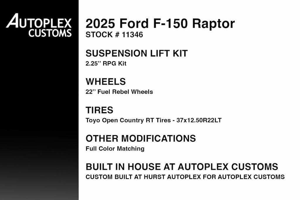 Used 2025 Ford F-150 Raptor Truck