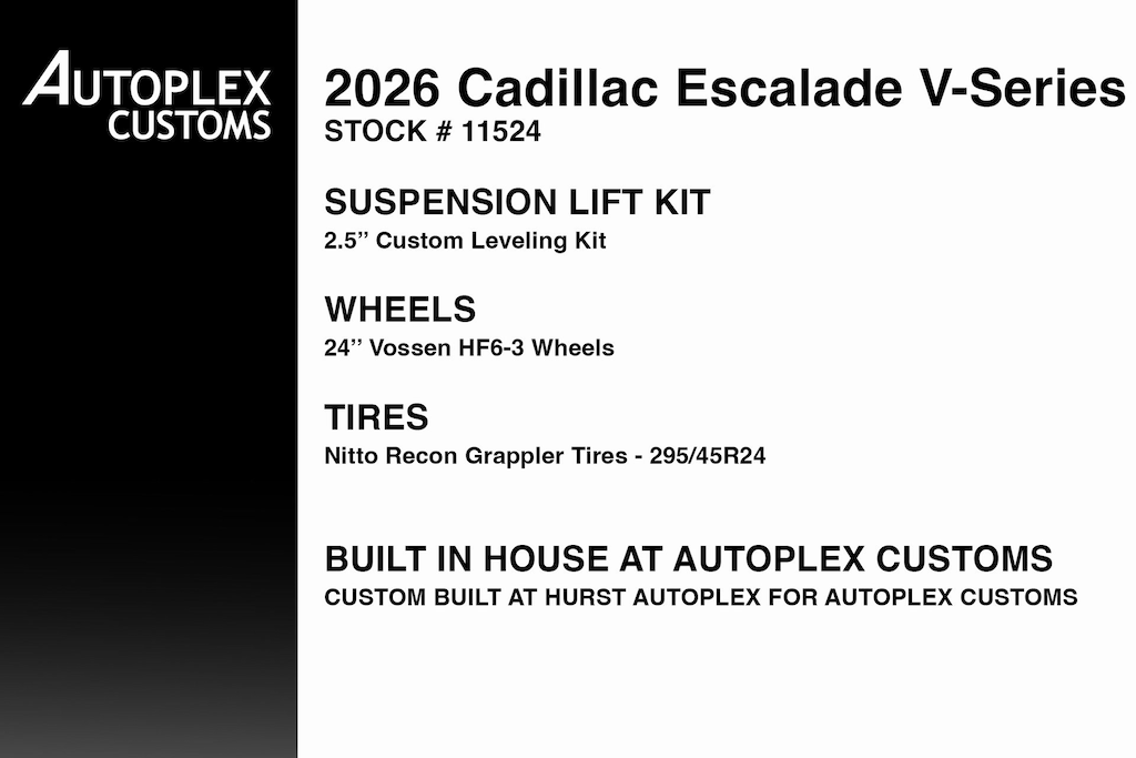 Used 2026 CADILLAC Escalade V-Series SUV