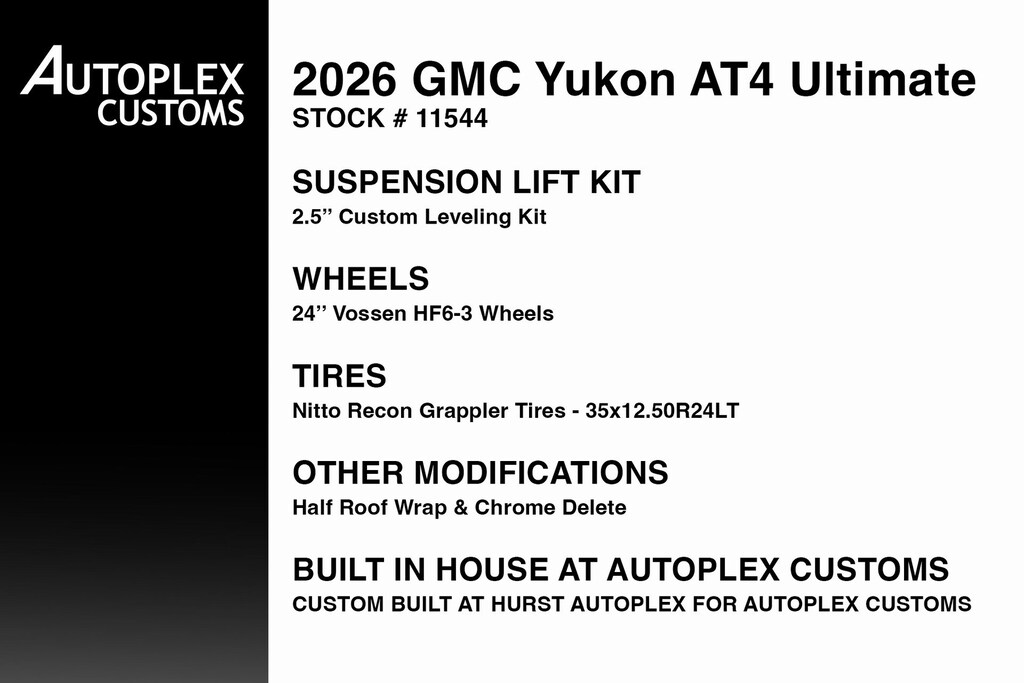 Used 2026 GMC Yukon AT4 Ultimate SUV