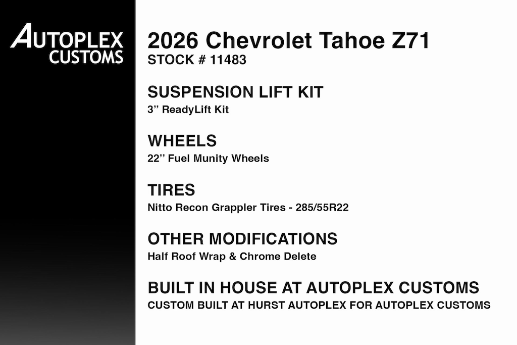 Used 2026 Chevrolet Tahoe Z71 SUV