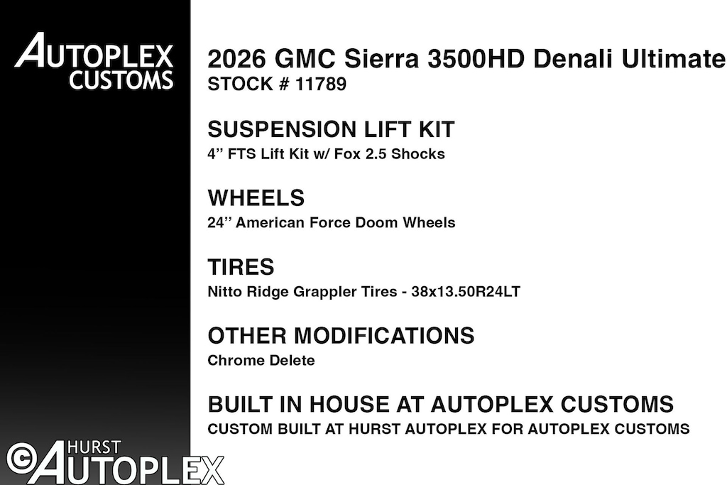 Used 2026 GMC Sierra 3500 HD Denali Ultimate Truck