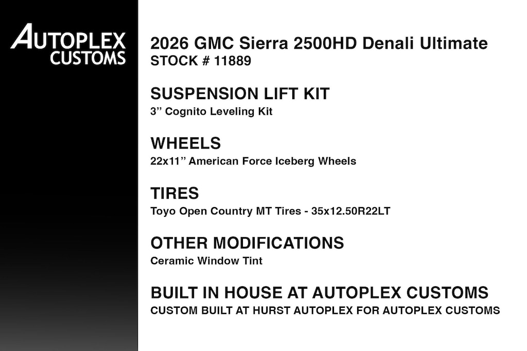 Used 2026 GMC Sierra 2500 HD Denali Ultimate Truck