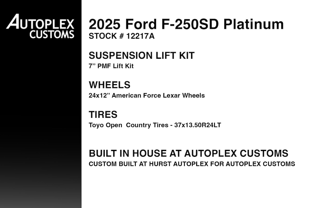 Used 2025 Ford F-250 Platinum Truck