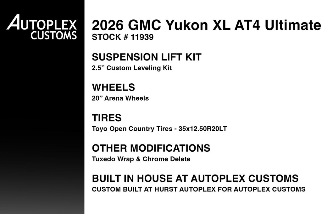 Used 2026 GMC Yukon XL AT4 Ultimate SUV