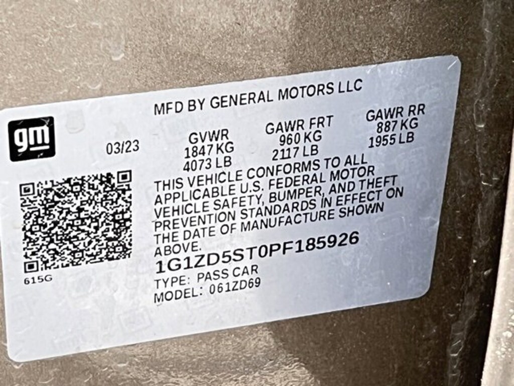 Certified 2023 Chevrolet Malibu LT Car