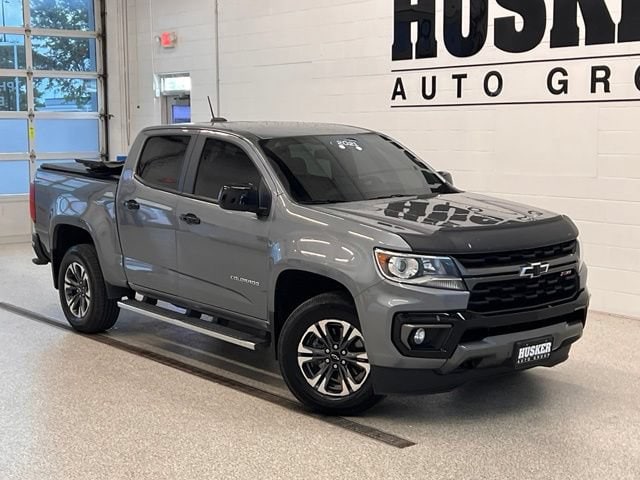 Gray (Satin Steel Metallic) 2021 Chevrolet Colorado Pickup Truck Four-Wheel Drive Automatic