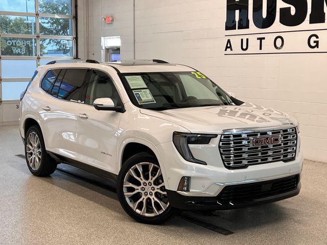 White Frost Tricoat 2025 GMC Acadia SUV / Crossover Four-Wheel Drive 8-Speed Automatic