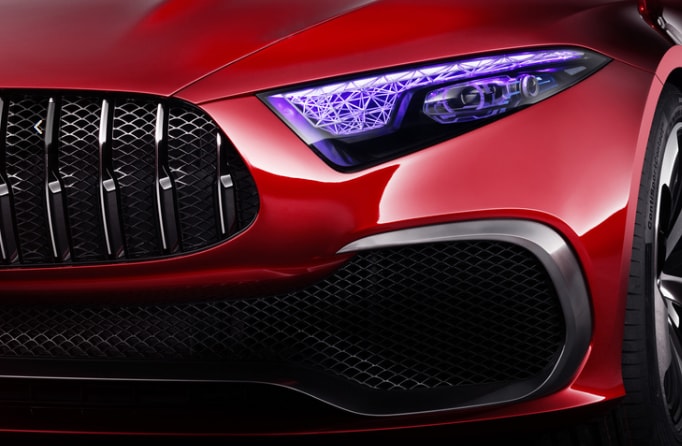 Mercedes-Benz Concept A headlight