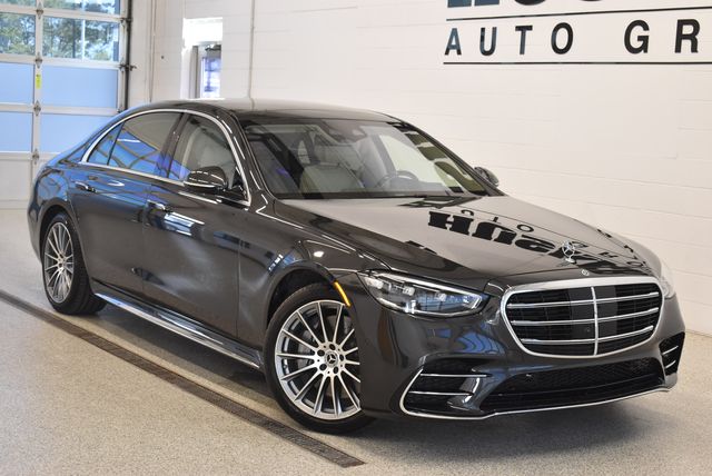 Gray 2025 Mercedes-Benz S-Class Sedan All-Wheel Drive 9-Speed Automatic