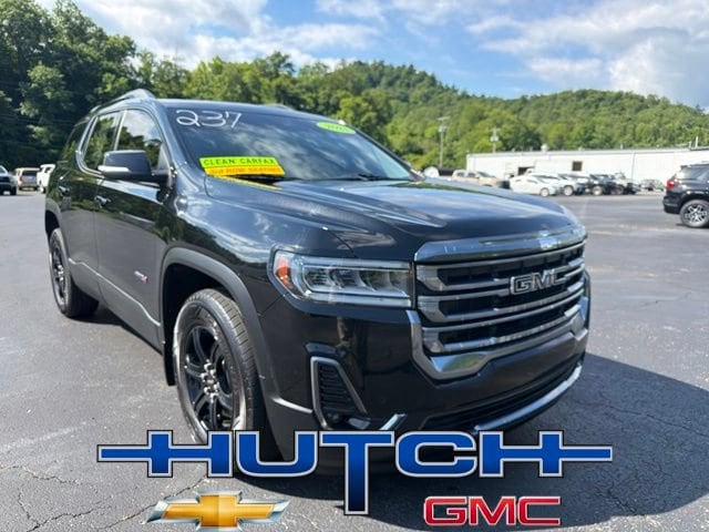 Used 2021 GMC Acadia AT4 with VIN 1GKKNLLS0MZ165092 for sale in Paintsville, KY