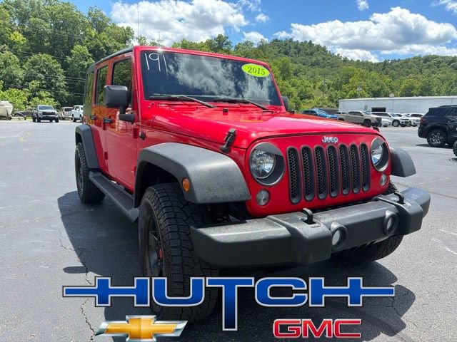 Used 2015 Jeep Wrangler Unlimited Sport with VIN 1C4BJWDG8FL580914 for sale in Paintsville, KY