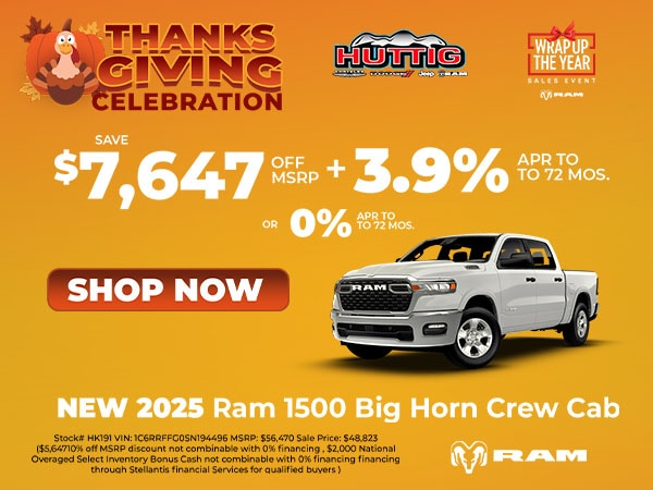 2025 RAM 1500 Big Horn Crew Cab