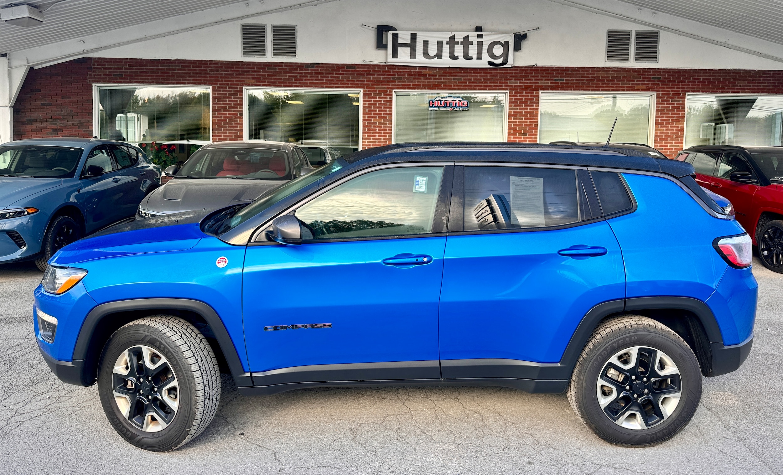 Used 2018 Jeep Compass Trailhawk with VIN 3C4NJDDB3JT238466 for sale in Plattsburgh, NY