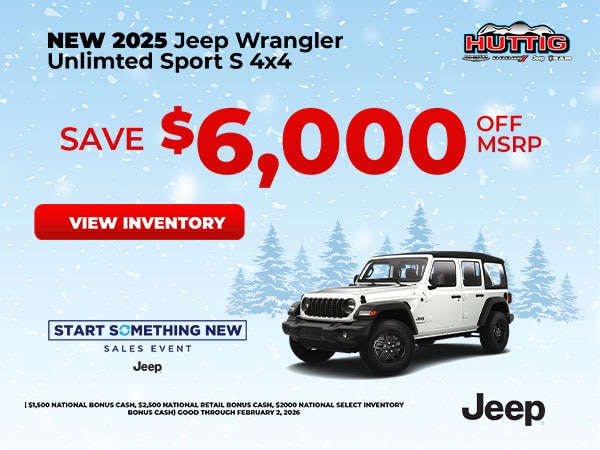 2025 Jeep Wrangler Unlimited Sport S 4x4