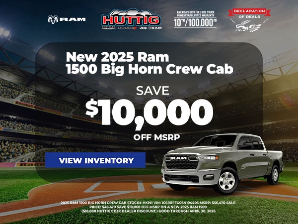 New 2025 RAM 1500 Big Horn Crew Cab