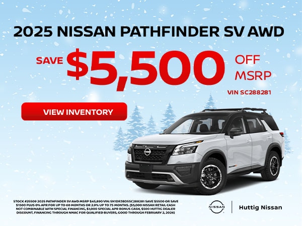 2025 Nissan Pathfinder SV AWD