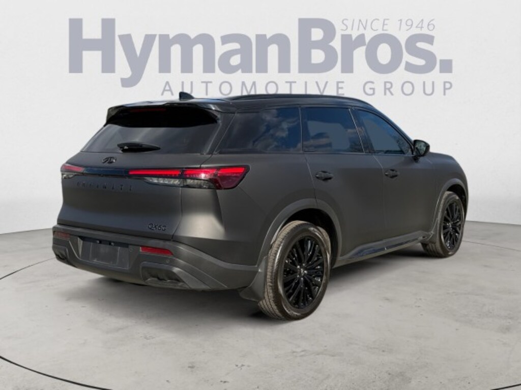 Certified 2023 INFINITI QX60 Sensory AWD Professional Matte Grey Wrap SUV