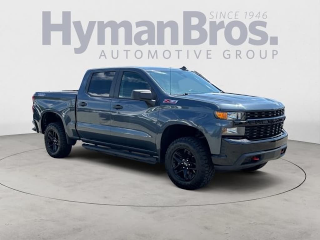 Used 2021 Chevrolet Silverado 1500 4WD Custom Trail Boss Truck Crew Cab
