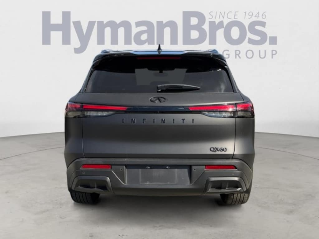 Certified 2023 INFINITI QX60 Sensory AWD Professional Matte Grey Wrap SUV