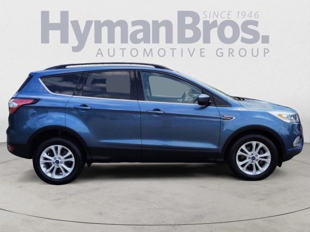 Used 2018 Ford Escape SEL with VIN 1FMCU0HD0JUB71443 for sale in Midlothian, VA