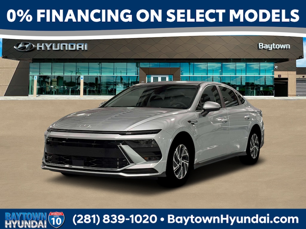New 2026 Hyundai Sonata Hybrid Blue Sedan