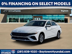 2026 Hyundai Elantra Hybrid Blue Sedan