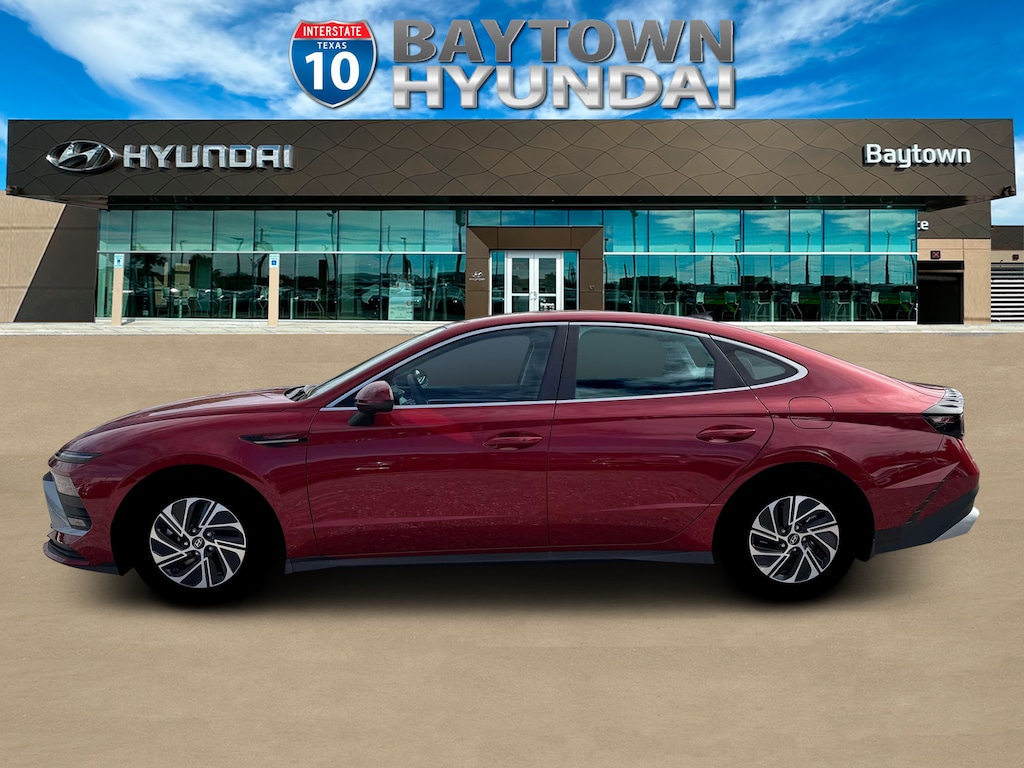 New 2026 Hyundai Sonata Hybrid Blue Sedan