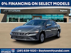 2026 Hyundai Elantra Hybrid Blue Sedan