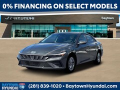 2026 Hyundai Elantra Hybrid Blue Sedan