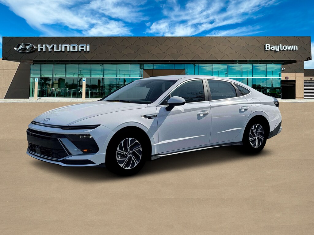 New 2026 Hyundai Sonata Hybrid Blue Sedan