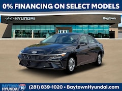 2026 Hyundai Elantra Hybrid Blue Sedan