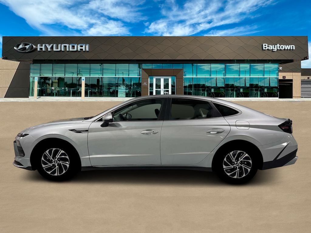 New 2026 Hyundai Sonata Hybrid Blue Sedan