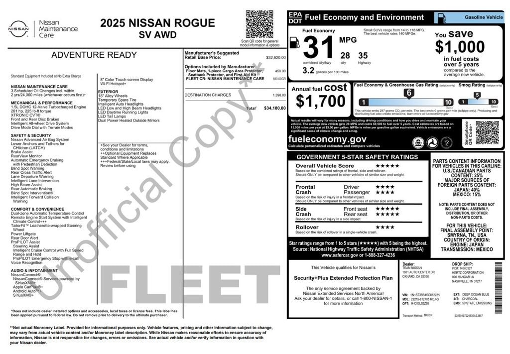 2025 Nissan Rogue